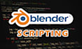 write a blender addon or script for automation
