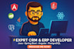 be your expert developer for  CRM and erp custom solutions