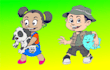 draw cute childrens book illustration for your story also can do sketch first