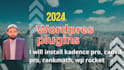 install kadence pro, rankmath, wp rocket, permatters plugins