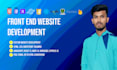 be your front end web developer using react js, HTML CSS, tailwind CSS,bootstrap