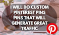 create 100 custom pinterest pins