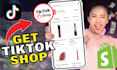 create, fix, or optimize tiktok shop