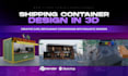 create a container cafe with rendering
