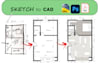 draw your architecture plans and blueprints with autocad