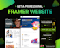 build or redesign responsive framer website