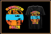 custom beach t shirt design and summer t shirt design