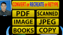 converte scanned pdf to regular pdf