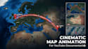 make advanced map motion graphics for geographical videos