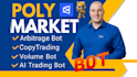 build polymarket ai trading bot arbitrage copytrading volume market tracker  bot