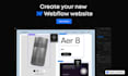design and develop an high quality website on webflow UX UI