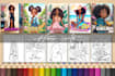design a custom coloring book for amazon KDP with cover
