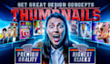 do eye catchy clickbait youtube thumbnail design for finance, tech, vlog, etc