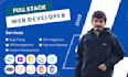 do custom website development as full stack web developer