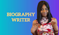 convert your CV, resume into a catchy biography or bio