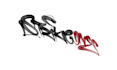 design a graffiti logo with real spray paint textures