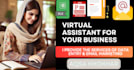 be your virtual assistant for all type of data entry work