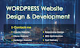 do wordpress website design or development