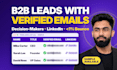 do b2b lead generation, linkedin lead generation, and email list building