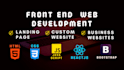 be your front end developer in HTML,CSS, bootstrap5, javascript,reactjs