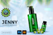do premium cosmetic packaging label design for your brand