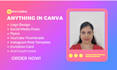 design or redesign, enhance, document anything using canva and ai