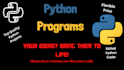 make great python programs, by a skilled python coder