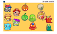 create 2d game assets and UI elements in cartoon style