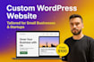 wordpress website development, design or redesign