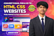 convert figma to html psd to html xd to html tailwindcss