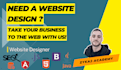 create awesome design and logo for your website