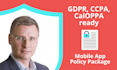 write necessary policies for your mobile app