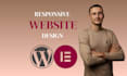 create responsive wordpress website design and landing page