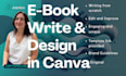 write and design your ebook in canva