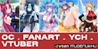 draw fanart vtuber anime style
