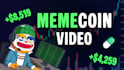 create crypto nft memes and meme coin videos