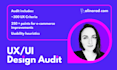 do UX UI audit of the ecommerce shop or website