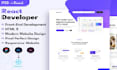 do react js front end developer figma to react javascript website development