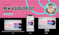 make unique audio spectrum or music visualizer with lyrics
