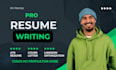 write and upgrade your resume,CV, cover letter and linkedin