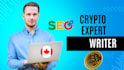 write crypto web3 and ai related blogs articles with SEO