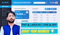 develop custom PHP laravel web based CRM for your business