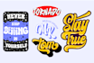 do typography tshirt design, vintage or retro tshirt design