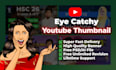 design attractive clickbait amazing youtube thumbnail