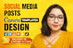 design pro social media posts and canva templates