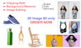 serve professional background removal with clipping path