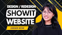 design, redesign and customize showit website or showit template