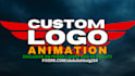 do custom 3d animated logo, youtube intro animation video