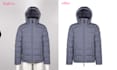 ghost mannequin, symmetrical neck joint and cloth wrinkle remove