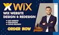 design wix website, wix ecommerce website, wix code, figma to wix website